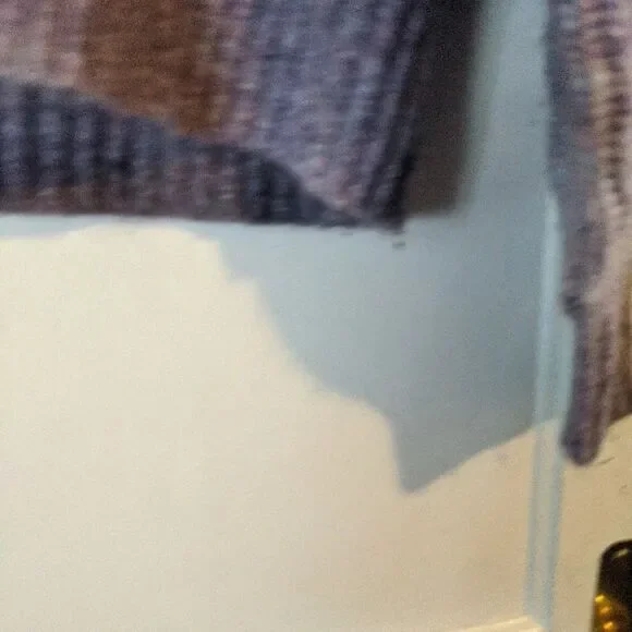 GAP Purple Cardigan Sweater Button Up Large Prep Grunge Vintage Classic - Picture 12 of 12